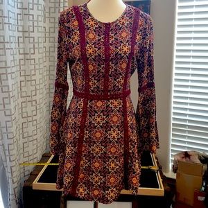 One Hart Multi-Color Mini Dress EUC